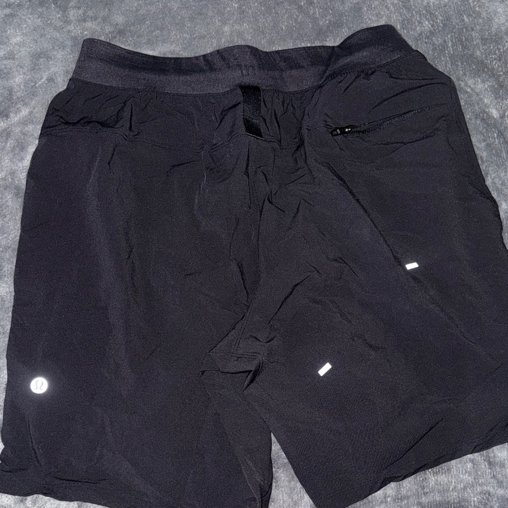 lululemon athletica Midnight Black Athletic Shorts